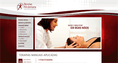 Desktop Screenshot of denisealcantara.com.br